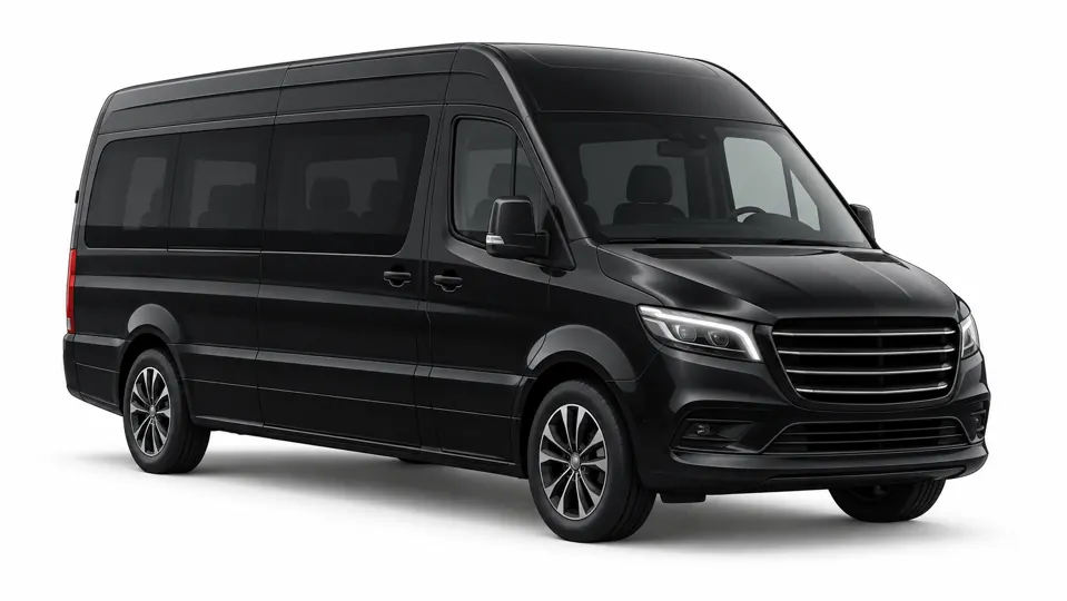 Illustrative sprinter van vehicle class; exact available car may differ
